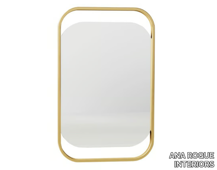 JACOB - Rectangular framed metal mirror _ ANA ROQUE INTERIORS