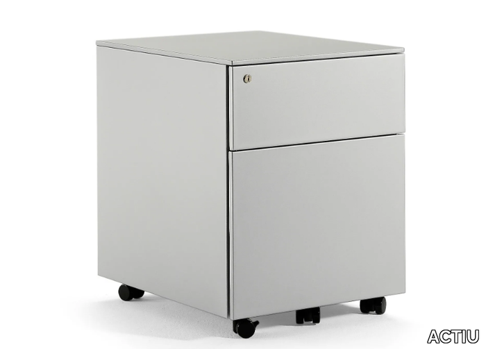 BUCKS - Metal office drawer unit with castors _ ACTIU