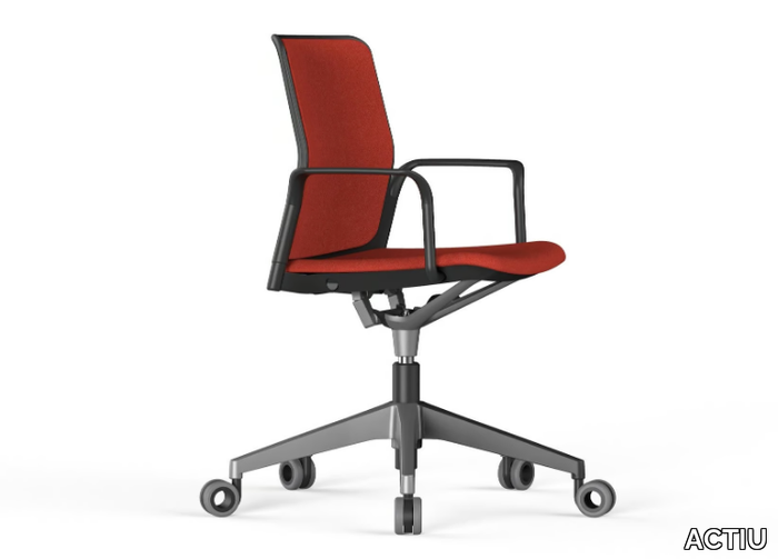 URBAN PLUS - Office chair with armrests with 5-Spoke base _ ACTIU