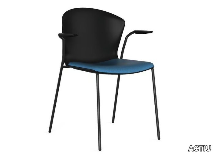 WHASS - Stackable chair with integrated cushion _ ACTIU