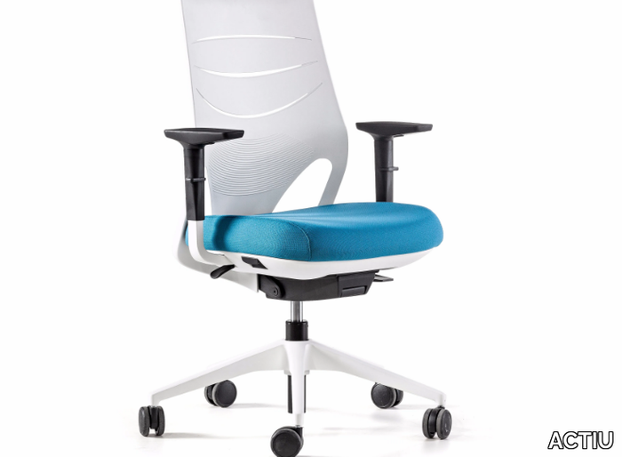 EFIT - Swivel height-adjustable office chair with armrests _ ACTIU