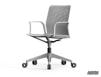 URBAN-BLOCK - Office chair with armrests with 5-Spoke base _ ACTIU