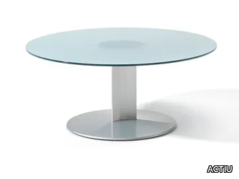 PEANA - Round glass coffee table _ ACTIU