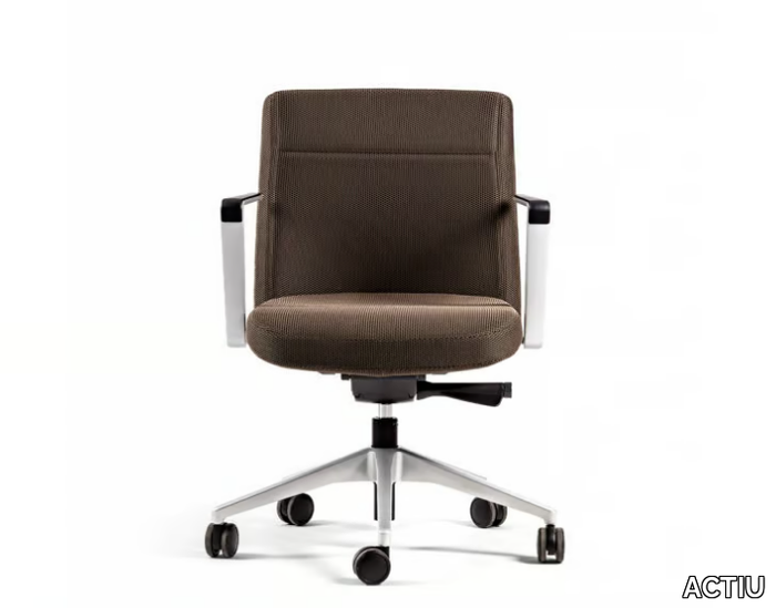 CRON - Height-adjustable office chair with castors with 5-Spoke base _ ACTIU