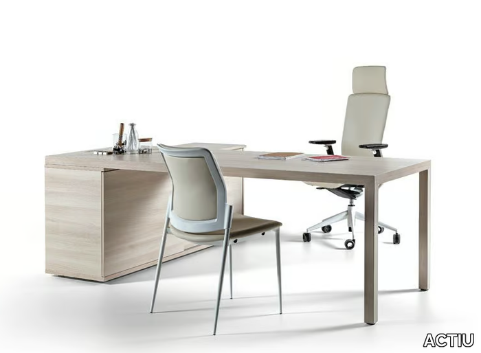 PRISMA - L-shaped sectional workstation desk _ ACTIU