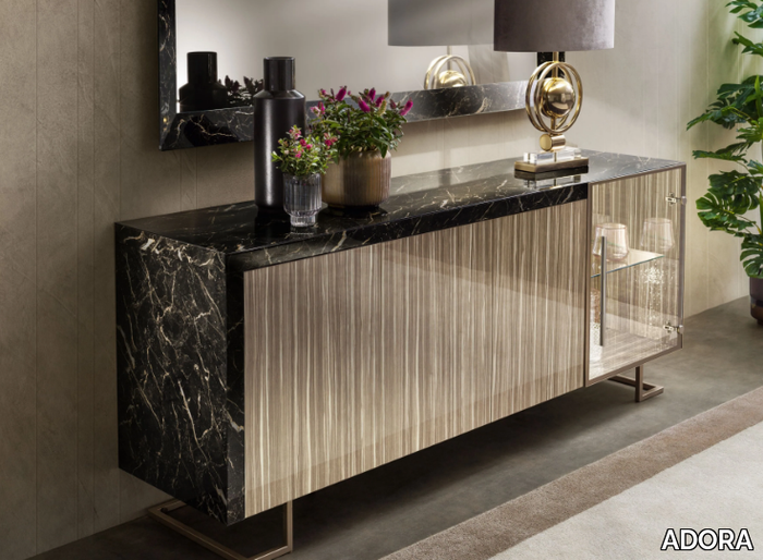 LUCE DARK - Sideboard with doors _ ADORA