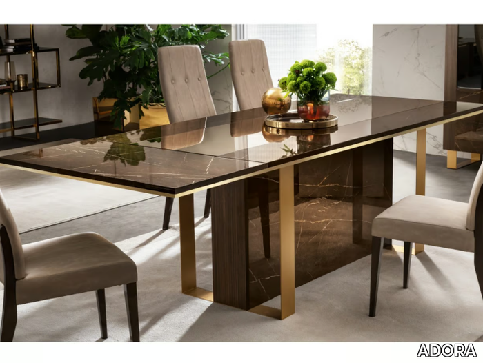 ESSENZA - Rectangular wooden table _ ADORA