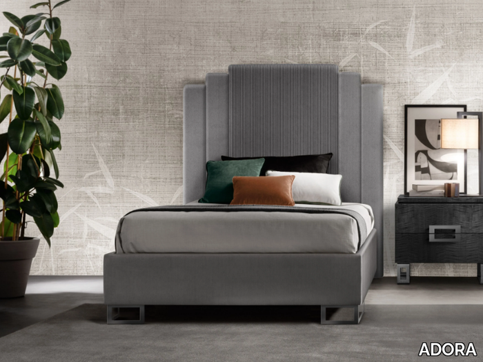 MODERNA - Fabric single bed _ ADORA