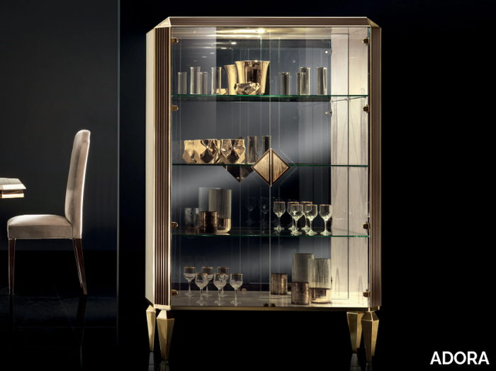 DIAMANTE - Display cabinet with integrated lighting _ ADORA