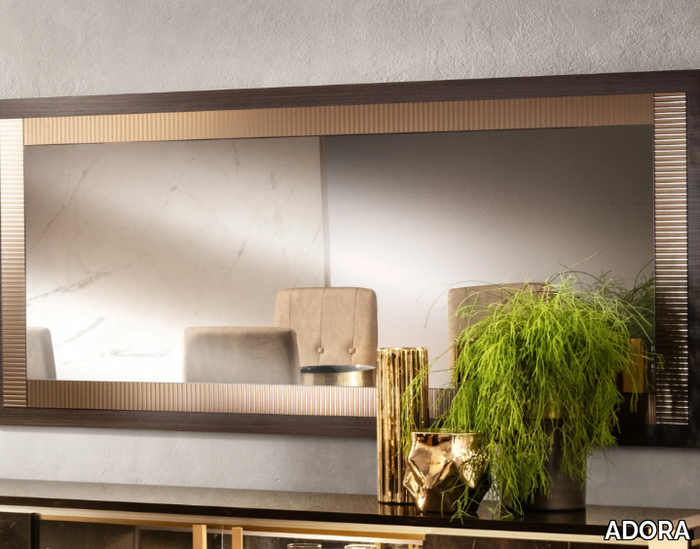 ESSENZA - Rectangular framed wooden mirror _ ADORA