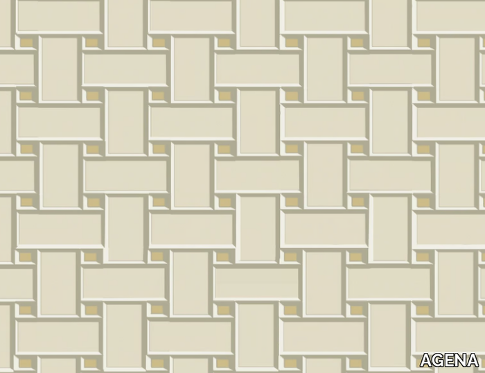 WELDED - Motif washable Trevira® CS wallpaper _ AGENA