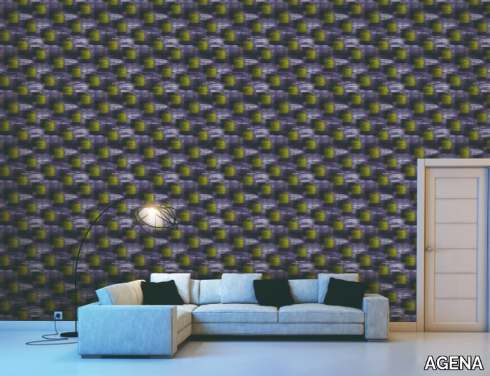 QUADRO ASTRATTO - Fire retardant washable wallpaper _ AGENA