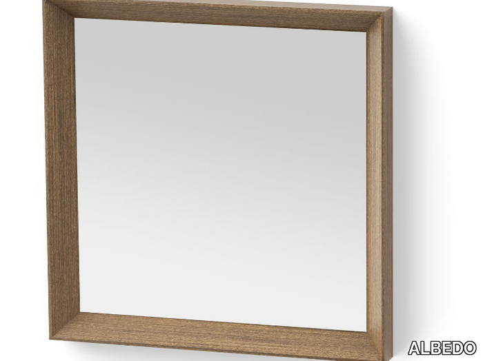 ESSENTIAL - Square framed metal mirror _ ALBEDO