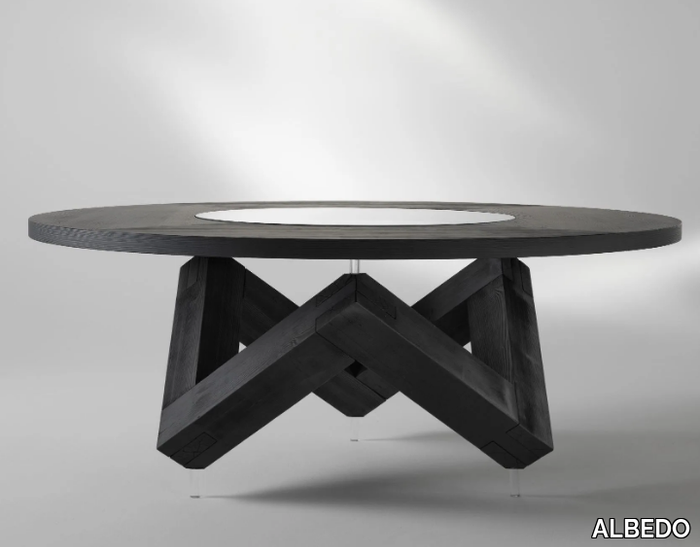 W - Round wooden table _ ALBEDO