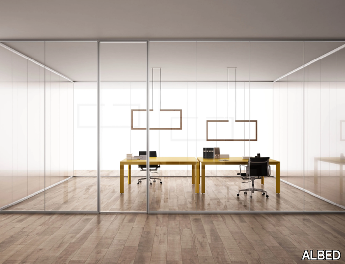 ALL WAYS - Sliding glass office partition _ ALBED