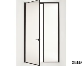 PRIMA - Hinged glass door without frame _ ALBED