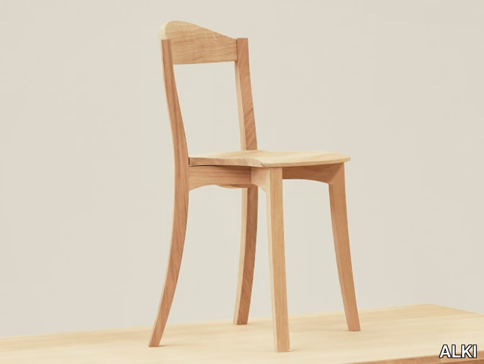 BIBOLINA - Stackable oak chair _ ALKI