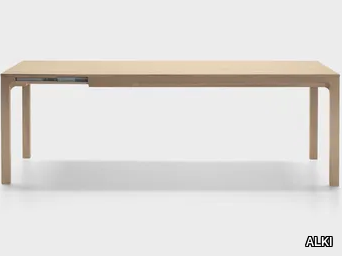 LAIA - Extending rectangular oak table _ ALKI