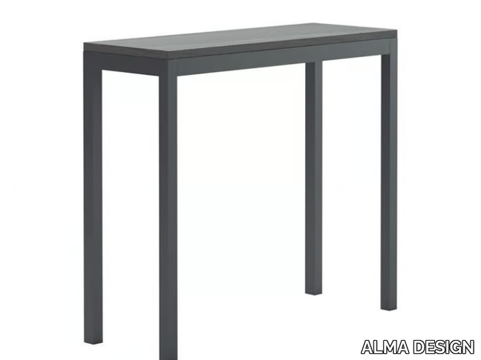 EDWARD - Rectangular steel table _ ALMA DESIGN