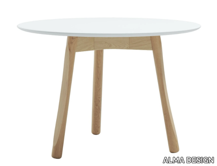 MARNIE - Round MDF table _ ALMA DESIGN