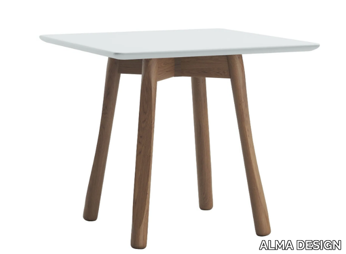 MARNIE - Square MDF table _ ALMA DESIGN