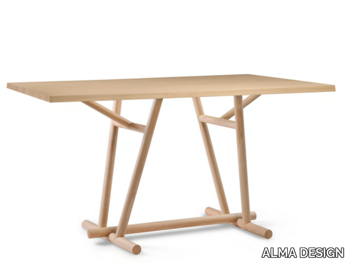 WOODBRIDGE - Wooden table _ ALMA DESIGN