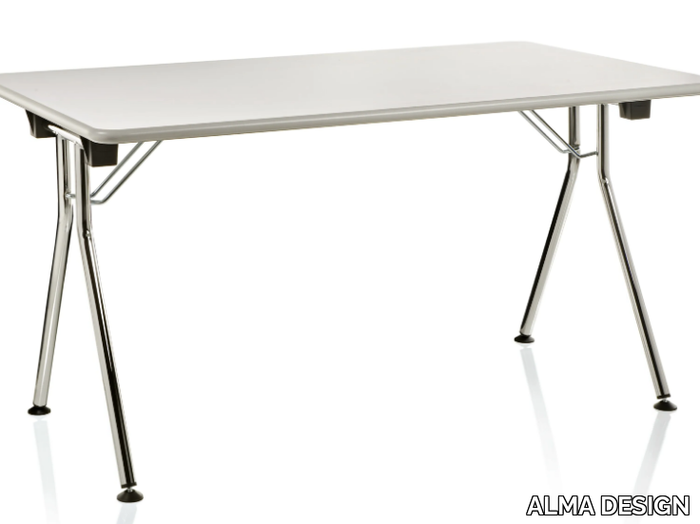 INKA - Folding rectangular table _ ALMA DESIGN