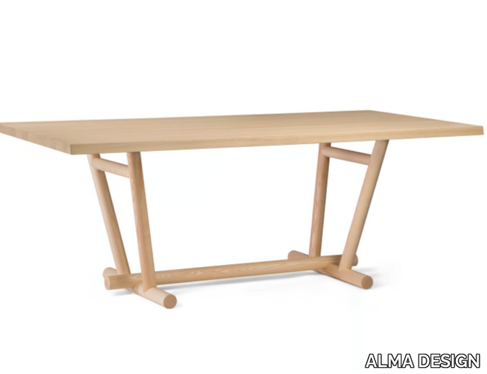 WOODBRIDGE - Wooden table _ ALMA DESIGN