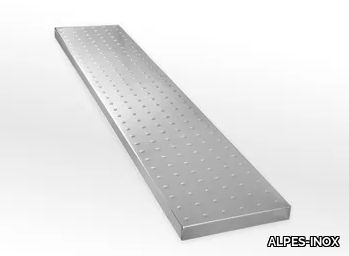 MPL - Stainless steel wall shelf with integrated lighting _ ALPES-INOX