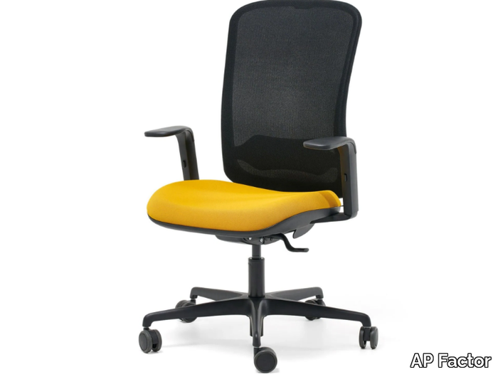 ARIZONA - Height-adjustable mesh office chair with 5-Spoke base _ AP Factor