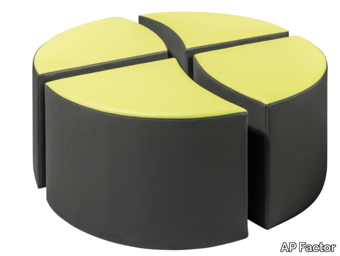 POUFACTOR - Upholstered round pouf _ AP Factor