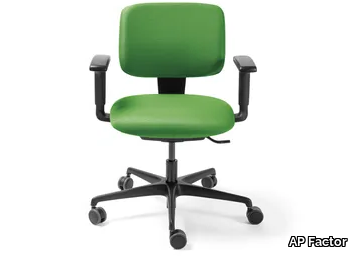 MALIBÙ - Fabric office chair with armrests with 5-Spoke base _ AP Factor