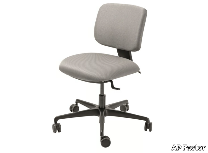 MALIBÙ - Swivel fabric office chair with castors with 5-Spoke base _ AP Factor