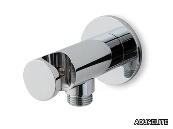 SHUT-OFF - Handshower holder with wall supply elbow _ AQUAELITE