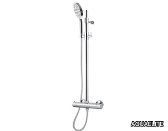 CL018 A - Wall-mounted multifunction thermostatic shower panel _ AQUAELITE