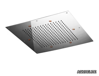 TECHNO - LED square stainless steel rain shower _ AQUAELITE