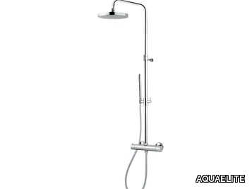 CL025 AM - Wall-mounted multifunction thermostatic shower panel _ AQUAELITE