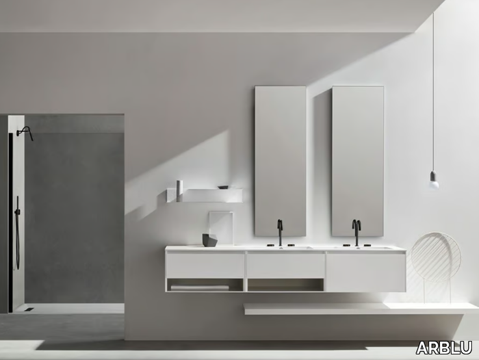 5.ZERO - Double vanity unit with drawers _ ARBLU