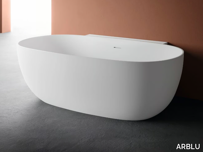 CATINO - Oval bathtub in Geablu _ ARBLU