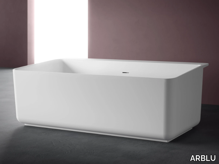 TULIP - Freestanding rectangular Geablu bathtub _ ARBLU