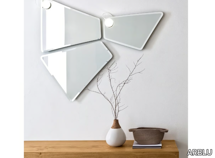 FORMA - Wall-mounted mirror with integrated lighting _ ARBLU