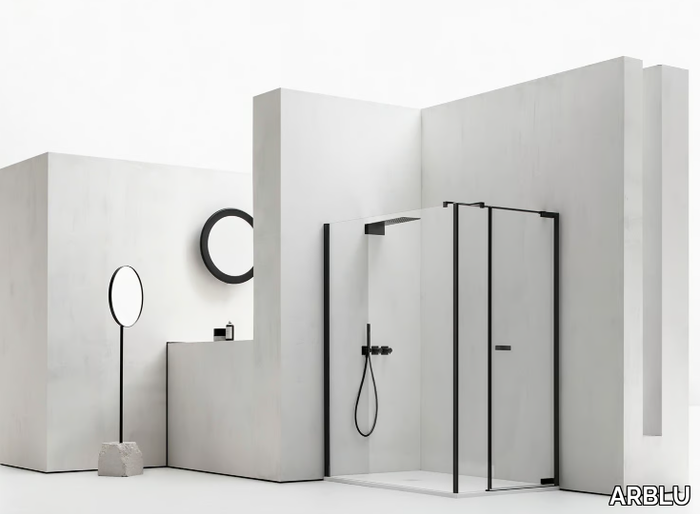 KORE - Glass and aluminium shower cabin _ ARBLU