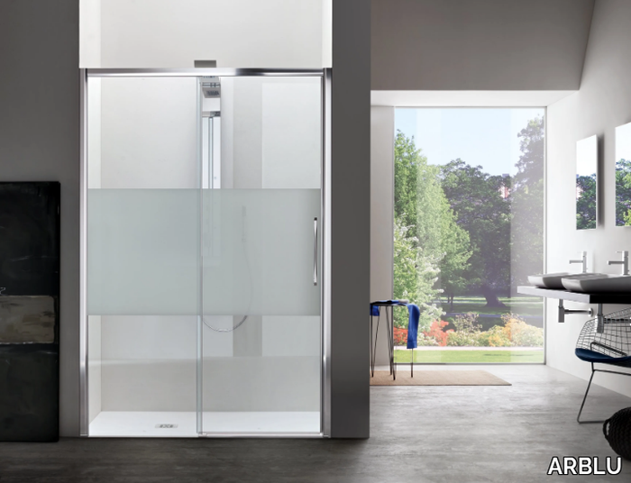 PERSEO - Niche shower cabin with sliding door _ ARBLU