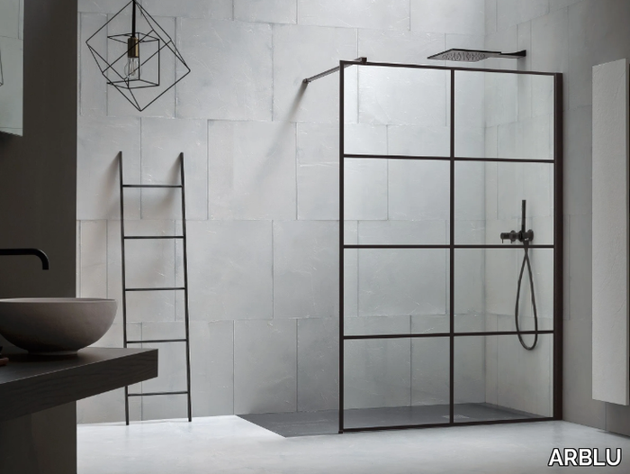 SEPARET 6 - Corner rectangular Walk in shower _ ARBLU