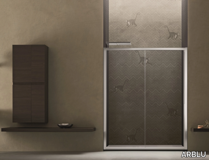 VEGA - Niche shower cabin with sliding door _ ARBLU