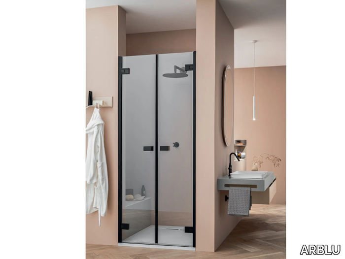 A180 - Niche shower enclosure with saloon doors _ ARBLU