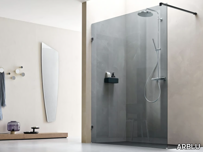 SEPARET ELITE - Corner glass and aluminium Walk in shower _ ARBLU