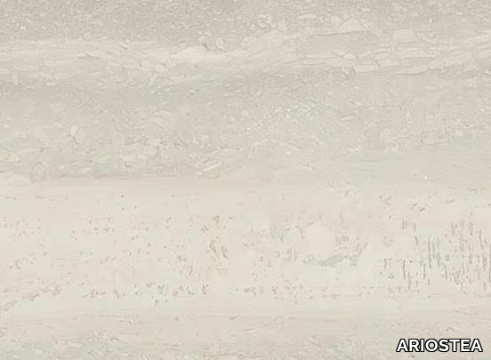 MARMI CLASSICI - TRAVERTINO SILVER - Porcelain stoneware wall/floor slabs with marble effect _ ARIOSTEA