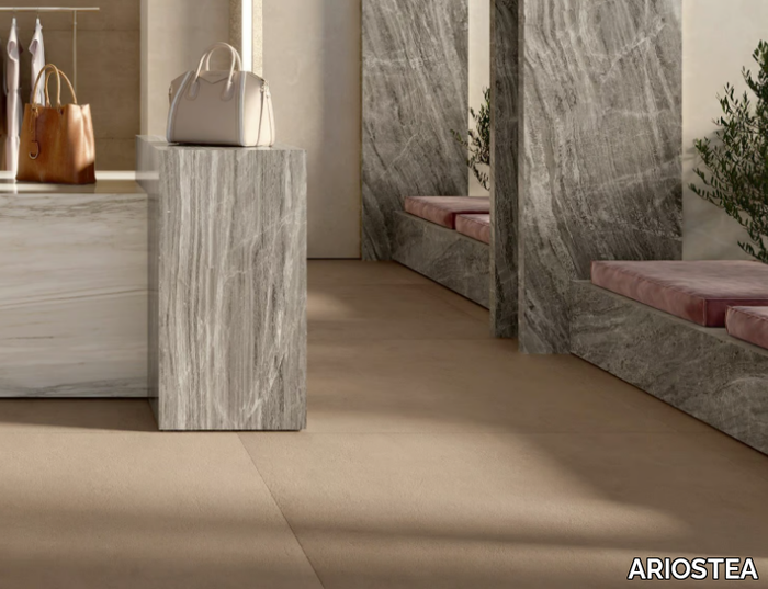 BALANCE - NUDE - Porcelain stoneware wall/floor tiles with resin effect _ ARIOSTEA