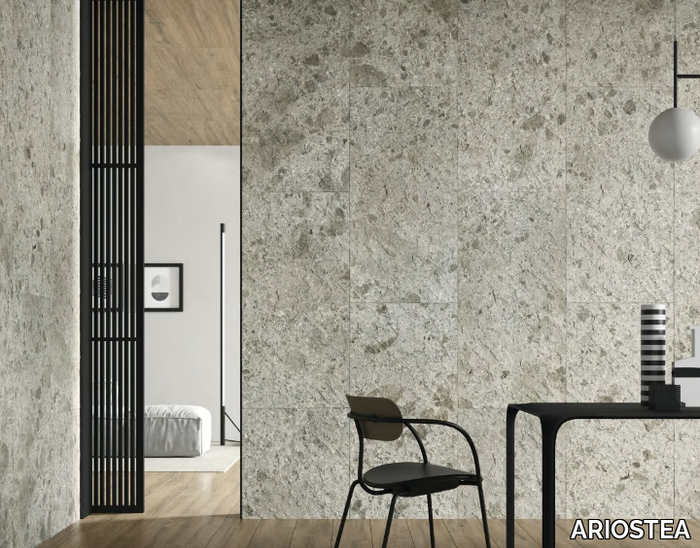 FRAGMENTA FULL BODY GRIGIO LUMINOSO - Porcelain stoneware wall/floor tiles with stone effect _ ARIOSTEA